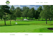 Tablet Screenshot of clubegolfepalmela.com